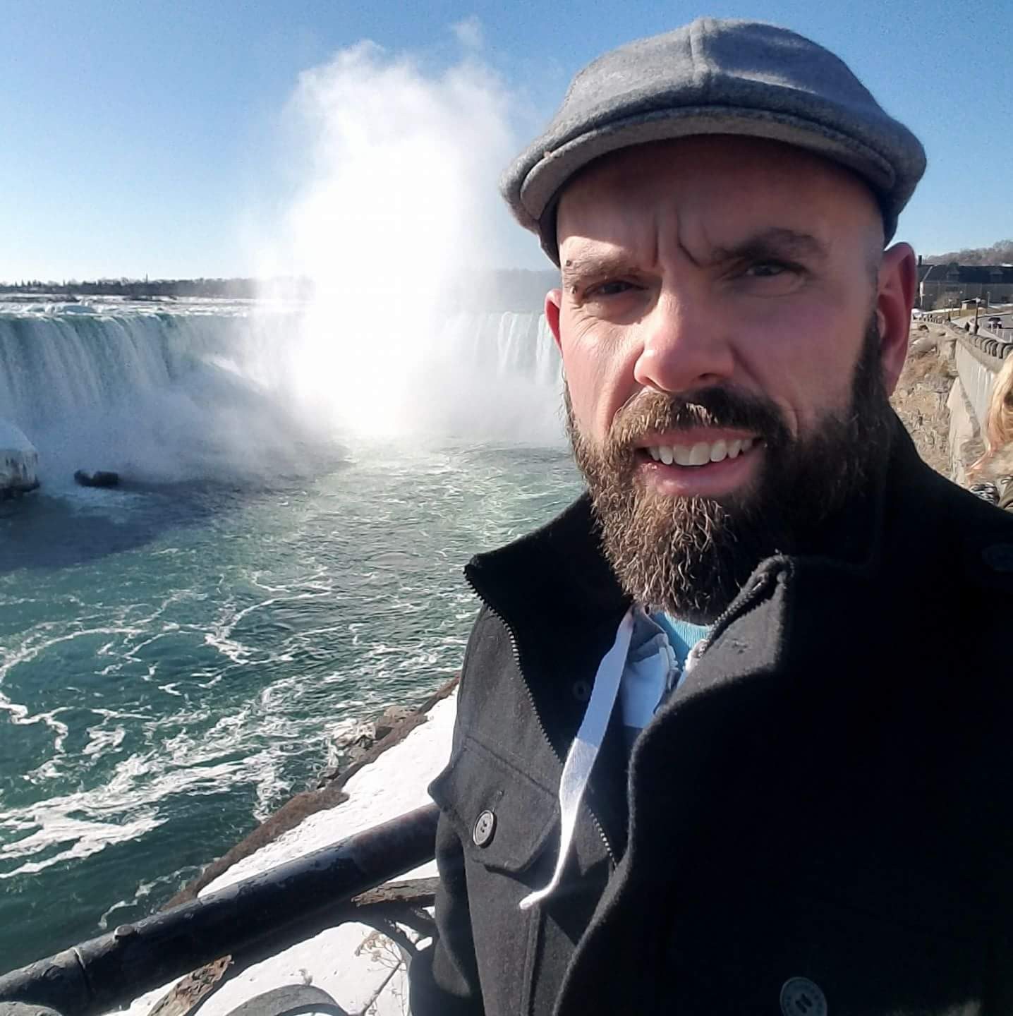 Louis Poulin at Niagara Falls